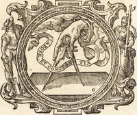 An illustration from Ivsti LipsI dissertativncvla apvd principes : item C. PlinI Panegyricvs liber Traiano dictvs (1604)