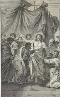 An illustration from Collection de cent-vingt estampes, gravées d'après les tableaux & dessins qui composoient le cabinet de M. Poullain, receveur général des domaines du roi, décédé en 1780 : précédé d'un abrégé historique de la vie des auteurs qui la composent (1781)