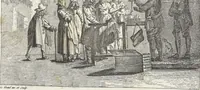An illustration from Collection de cent-vingt estampes, gravées d'après les tableaux & dessins qui composoient le cabinet de M. Poullain, receveur général des domaines du roi, décédé en 1780 : précédé d'un abrégé historique de la vie des auteurs qui la composent (1781)