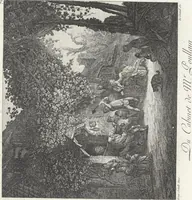 An illustration from Collection de cent-vingt estampes, gravées d'après les tableaux & dessins qui composoient le cabinet de M. Poullain, receveur général des domaines du roi, décédé en 1780 : précédé d'un abrégé historique de la vie des auteurs qui la composent (1781)