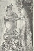 An illustration from Collection de cent-vingt estampes, gravées d'après les tableaux & dessins qui composoient le cabinet de M. Poullain, receveur général des domaines du roi, décédé en 1780 : précédé d'un abrégé historique de la vie des auteurs qui la composent (1781)