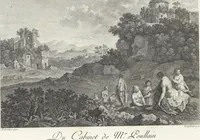 Picture 83 of 127 from Collection de cent-vingt estampes, gravées d'après les tableaux & dessins qui composoient le cabinet de M. Poullain, receveur général des domaines du roi, décédé en 1780 : précédé d'un abrégé historique de la vie des auteurs qui la composent (1781), leaf 156