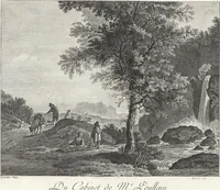 An illustration from Collection de cent-vingt estampes, gravées d'après les tableaux & dessins qui composoient le cabinet de M. Poullain, receveur général des domaines du roi, décédé en 1780 : précédé d'un abrégé historique de la vie des auteurs qui la composent (1781)