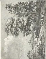 An illustration from Collection de cent-vingt estampes, gravées d'après les tableaux & dessins qui composoient le cabinet de M. Poullain, receveur général des domaines du roi, décédé en 1780 : précédé d'un abrégé historique de la vie des auteurs qui la composent (1781)