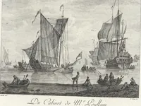 An illustration from Collection de cent-vingt estampes, gravées d'après les tableaux & dessins qui composoient le cabinet de M. Poullain, receveur général des domaines du roi, décédé en 1780 : précédé d'un abrégé historique de la vie des auteurs qui la composent (1781)