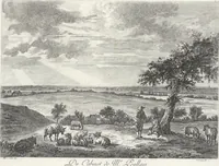 An illustration from Collection de cent-vingt estampes, gravées d'après les tableaux & dessins qui composoient le cabinet de M. Poullain, receveur général des domaines du roi, décédé en 1780 : précédé d'un abrégé historique de la vie des auteurs qui la composent (1781)