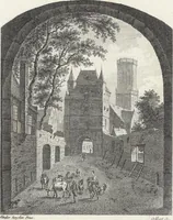 An illustration from Collection de cent-vingt estampes, gravées d'après les tableaux & dessins qui composoient le cabinet de M. Poullain, receveur général des domaines du roi, décédé en 1780 : précédé d'un abrégé historique de la vie des auteurs qui la composent (1781)