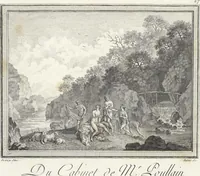 Picture 27 of 127 from Collection de cent-vingt estampes, gravées d'après les tableaux & dessins qui composoient le cabinet de M. Poullain, receveur général des domaines du roi, décédé en 1780 : précédé d'un abrégé historique de la vie des auteurs qui la composent (1781), leaf 54