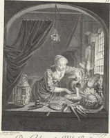 An illustration from Collection de cent-vingt estampes, gravées d'après les tableaux & dessins qui composoient le cabinet de M. Poullain, receveur général des domaines du roi, décédé en 1780 : précédé d'un abrégé historique de la vie des auteurs qui la composent (1781)