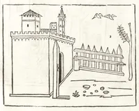 An illustration from Elenchus & index rerum militarium quae singulis codicis huius in uoluminibus continetur ut inpromptu sint uniuersa hoc est ne talium rerum curiosa perlegen ..