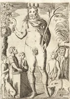 An illustration from De profanis et sacris veteribus ritibus (1644)