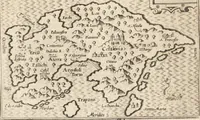 An illustration from Hand-boeck, of Cort begrijp der caerten ende beschryvinghen van alle landen des werelds (1609)