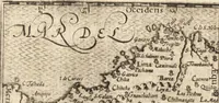 An illustration from Hand-boeck, of Cort begrijp der caerten ende beschryvinghen van alle landen des werelds (1609)