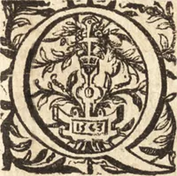 An illustration from Ivsti LipsI Opera omnia qvæ ad criticam proprie spectant : postremùm ab ipso aucta, correcta, digesta : quorum omnium index & ordo post præfationem (1611)