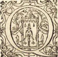 An illustration from Ivsti LipsI Opera omnia qvæ ad criticam proprie spectant : postremùm ab ipso aucta, correcta, digesta : quorum omnium index & ordo post præfationem (1611)