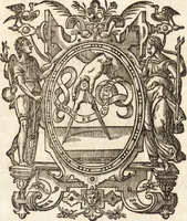An illustration from Ivsti LipsI Opera omnia qvæ ad criticam proprie spectant : postremùm ab ipso aucta, correcta, digesta : quorum omnium index & ordo post præfationem (1611)