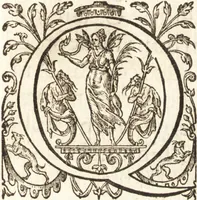 An illustration from I. LipsI De recta pronvnciatione Latinæ linguæ dialogvs (1609)