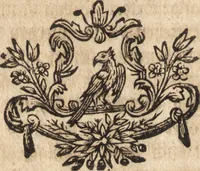 An illustration from Joh. Frieder. Christen, Professoris bey der Universität zu Leipzig, Anzeige und Auslegung der Monogrammatum : einzeln und verzogenen Anfangsbuchstaben der Nahmen, auch anderer Züge und Zeichen, unter welchen berühmte Mahler, Kupferstecher, und andere dergleichen Künstler, aus ihren Wercken sich verborgen haben : alles aus gutem Grunde und aus den ersten Wercken selbst, ietzt von neuem genommen (1747)