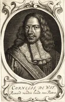 An illustration from De reysende Mercurius : verhandelende de hedendaeghsche en onlanghs tegenwoordige staet en verrichtingen van Europa, afbeeldinge der volckeren, staets-handelingen, bysondere voorvallen, en afbeeldinge der zeden, &c. : met schoone koopere platen der geschiedenissen verçiert (1673)