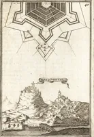 An illustration from Les travaux de Mars, ou, L'art de la guerre : divisé en trois parties ... : avec un ample détail de la milice des Turcs, tant pour l'attaque que pour la deffence : ouvrage enrichi de plus de quatre cens planches gravées en taille-douce (1684)