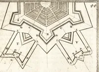 Picture 55 of 167 from Les travaux de Mars, ou, L'art de la guerre : divisé en trois parties ... : avec un ample détail de la milice des Turcs, tant pour l'attaque que pour la deffence : ouvrage enrichi de plus de quatre cens planches gravées en taille-douce (1684), leaf 146