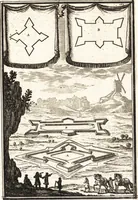 An illustration from Les travaux de Mars, ou, L'art de la guerre : divisé en trois parties ... : avec un ample détail de la milice des Turcs, tant pour l'attaque que pour la deffence : ouvrage enrichi de plus de quatre cens planches gravées en taille-douce (1684)