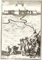 An illustration from Les travaux de Mars, ou, L'art de la guerre : divisé en trois parties ... : avec un ample détail de la milice des Turcs, tant pour l'attaque que pour la deffence : ouvrage enrichi de plus de quatre cens planches gravées en taille-douce (1684)