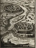 An illustration from Les travaux de Mars, ou, L'art de la guerre : divisé en trois parties ... : avec un ample détail de la milice des Turcs, tant pour l'attaque que pour la deffence : ouvrage enrichi de plus de quatre cens planches gravées en taille-douce (1684)