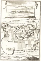 An illustration from Les travaux de Mars, ou, L'art de la guerre : divisé en trois parties ... : avec un ample détail de la milice des Turcs, tant pour l'attaque que pour la deffence : ouvrage enrichi de plus de quatre cens planches gravées en taille-douce (1684)