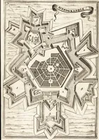 An illustration from Les travaux de Mars, ou, L'art de la guerre : divisé en trois parties ... : avec un ample détail de la milice des Turcs, tant pour l'attaque que pour la deffence : ouvrage enrichi de plus de quatre cens planches gravées en taille-douce (1684)