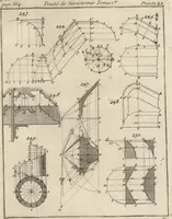 Picture 39 of 47 from La théorie et la pratique de la coupe des pierres et des bois, pour la construction des voutes et autres parties des bâtimens civils & militaires, ou, Traité de stéréotomie à l'usage de l'architecture (1754), leaf 444