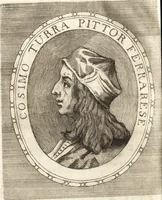 An illustration from Catalogo istorico dè pittori e scultori ferraresi, e delle opere loro : con in fine una nota esatta delle più celebri pitture delle chiese di Ferrara (1782)