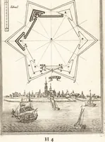An illustration from Les travaux de Mars, ou, L'art de la guerre : divisé en trois parties ... : avec un ample détail de la milice des Turcs, tant pour l'attaque que pour la deffence : ouvrage enrichi de plus de quatre cens planches gravées en taille-douce (1684)