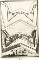An illustration from Les travaux de Mars, ou, L'art de la guerre : divisé en trois parties ... : avec un ample détail de la milice des Turcs, tant pour l'attaque que pour la deffence : ouvrage enrichi de plus de quatre cens planches gravées en taille-douce (1684)