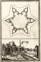 An illustration from Les travaux de Mars, ou, L'art de la guerre : divisé en trois parties ... : avec un ample détail de la milice des Turcs, tant pour l'attaque que pour la deffence : ouvrage enrichi de plus de quatre cens planches gravées en taille-douce (1684)