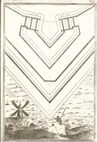 An illustration from Les travaux de Mars, ou, L'art de la guerre : divisé en trois parties ... : avec un ample détail de la milice des Turcs, tant pour l'attaque que pour la deffence : ouvrage enrichi de plus de quatre cens planches gravées en taille-douce (1684)