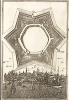 An illustration from Les travaux de Mars, ou, L'art de la guerre : divisé en trois parties ... : avec un ample détail de la milice des Turcs, tant pour l'attaque que pour la deffence : ouvrage enrichi de plus de quatre cens planches gravées en taille-douce (1684)