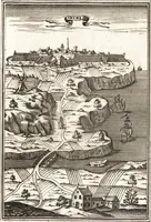 An illustration from Les travaux de Mars, ou, L'art de la guerre : divisé en trois parties ... : avec un ample détail de la milice des Turcs, tant pour l'attaque que pour la deffence : ouvrage enrichi de plus de quatre cens planches gravées en taille-douce (1684)