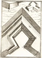 An illustration from Les travaux de Mars, ou, L'art de la guerre : divisé en trois parties ... : avec un ample détail de la milice des Turcs, tant pour l'attaque que pour la deffence : ouvrage enrichi de plus de quatre cens planches gravées en taille-douce (1684)