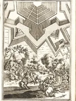 An illustration from Les travaux de Mars, ou, L'art de la guerre : divisé en trois parties ... : avec un ample détail de la milice des Turcs, tant pour l'attaque que pour la deffence : ouvrage enrichi de plus de quatre cens planches gravées en taille-douce (1684)