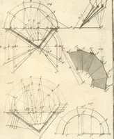 An illustration from La théorie et la pratique de la coupe des pierres et des bois, pour la construction des voutes et autres parties des bâtimens civils & militaires, ou, Traité de stéréotomie à l'usage de l'architecture (1754)