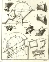 An illustration from La théorie et la pratique de la coupe des pierres et des bois, pour la construction des voutes et autres parties des bâtimens civils & militaires, ou, Traité de stéréotomie à l'usage de l'architecture (1754)