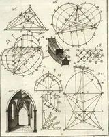 An illustration from La théorie et la pratique de la coupe des pierres et des bois, pour la construction des voutes et autres parties des bâtimens civils & militaires, ou, Traité de stéréotomie à l'usage de l'architecture (1754)