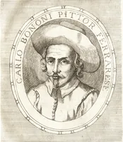 An illustration from Catalogo istorico dè pittori e scultori ferraresi, e delle opere loro : con in fine una nota esatta delle più celebri pitture delle chiese di Ferrara (1782)