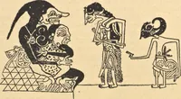 An illustration from Studii︠a︡ impressionistov : kniga 1-ai︠a︡ (1910)
