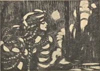 An illustration from Studii︠a︡ impressionistov : kniga 1-ai︠a︡ (1910)
