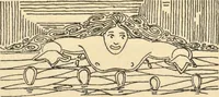 An illustration from Studii︠a︡ impressionistov : kniga 1-ai︠a︡ (1910)
