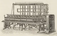 Picture 11 of 16 from Cyclopedia of textile work : a general reference library on cotton, woolen and worsted yarn manufacture, weaving, designing, chemistry and dyeing, finishing, knitting, and allied subjects (1907), leaf 257