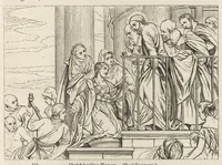 An illustration from The history of Our Lord as exemplified in works of art : with that of His types, St. John the Baptist, and other persons of the Old and New Testament (1890)
