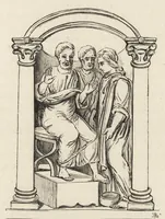 An illustration from The history of Our Lord as exemplified in works of art : with that of His types, St. John the Baptist, and other persons of the Old and New Testament (1890)